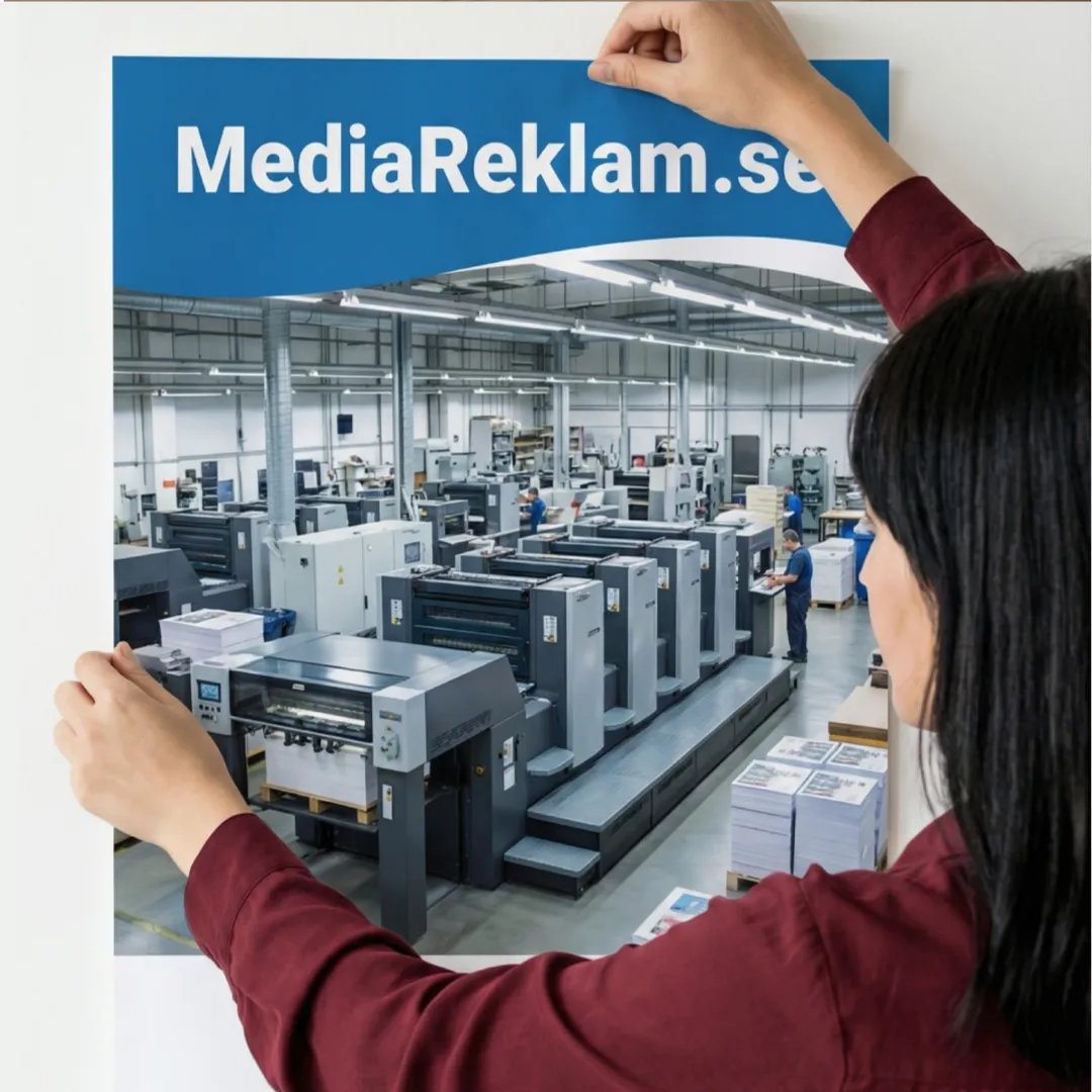 Affisch 50x70 cm tryckt på bestruket konstpapper 170 g/m², monteringsklart från MediaRelam.se.