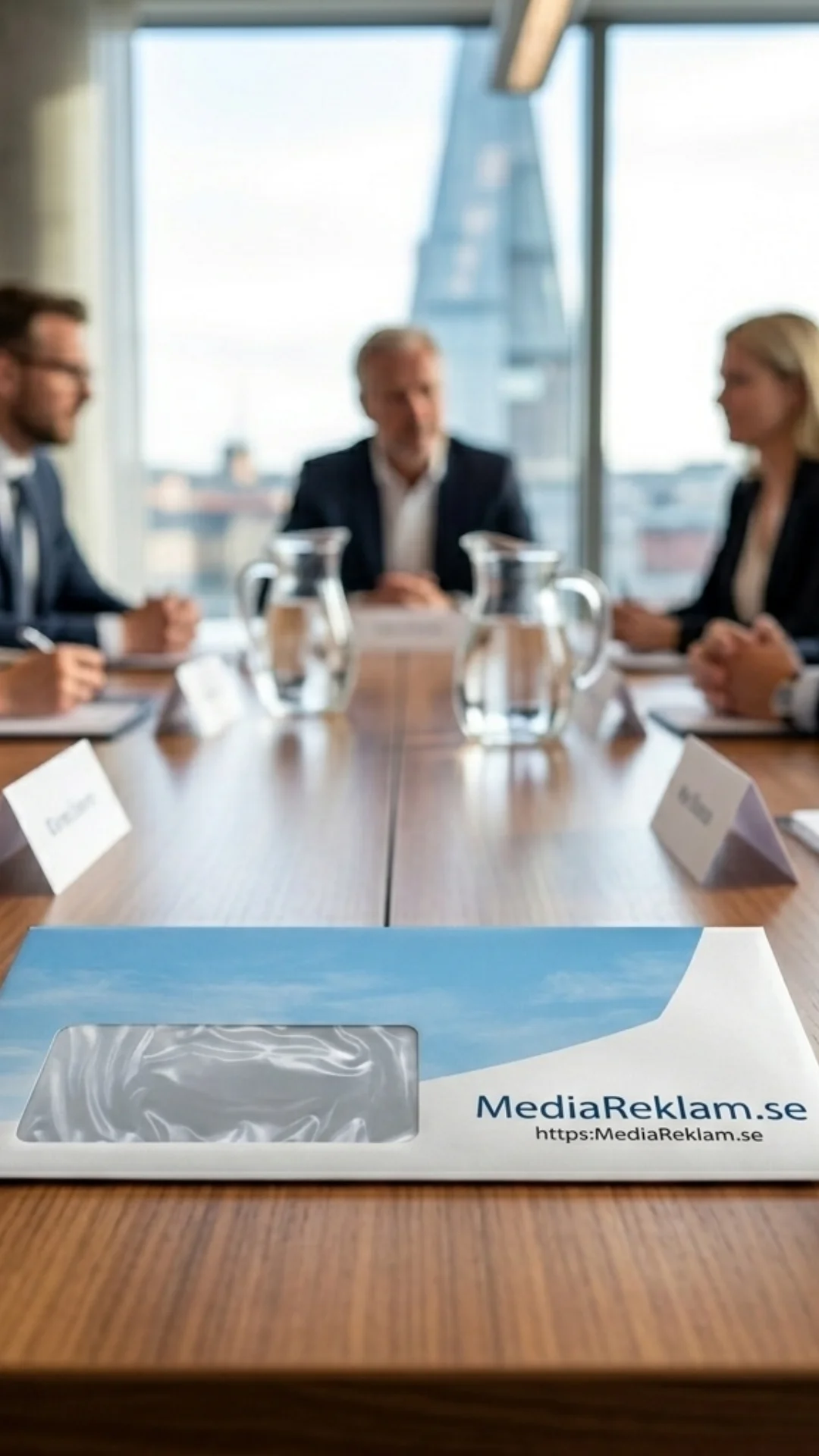 Kuvert med tryck för professionella utskick
