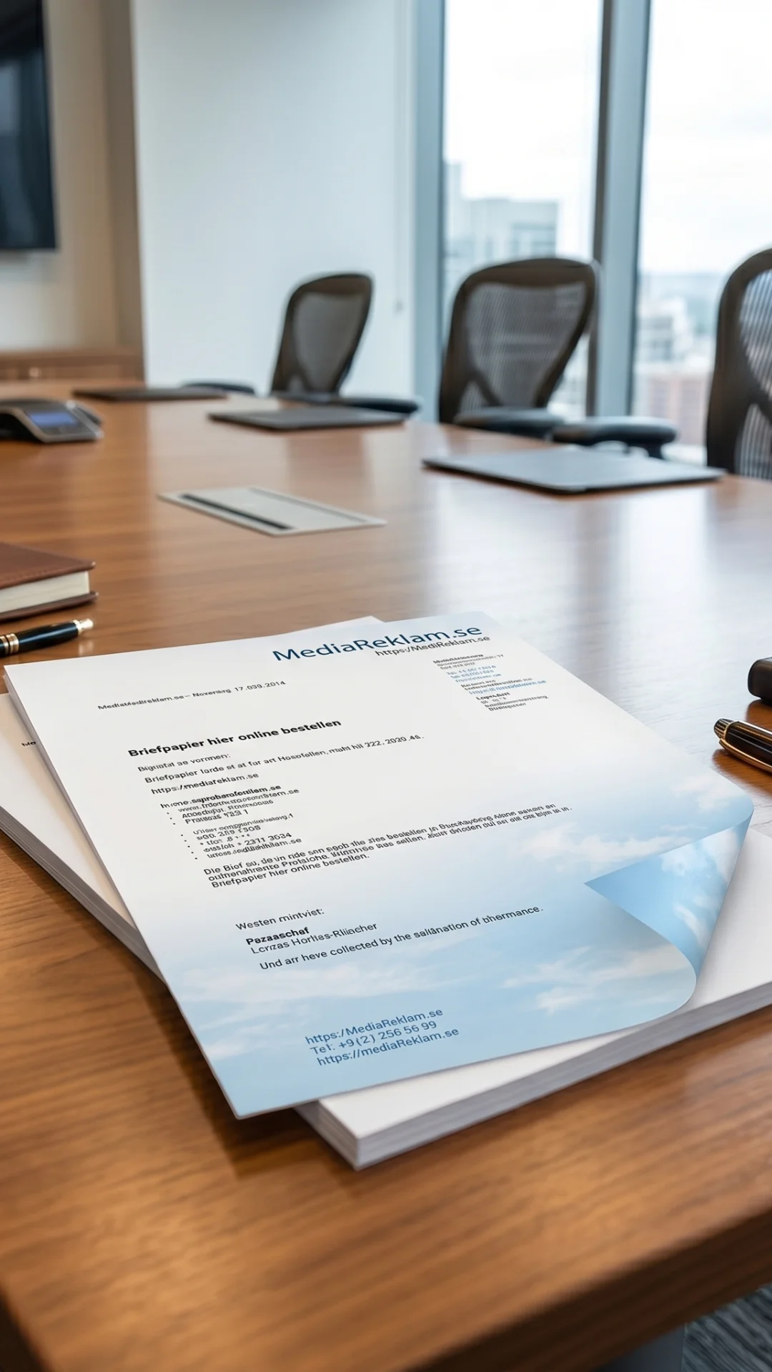 Tryck Personliga brevhuvud | Brevpapper med eget tryck