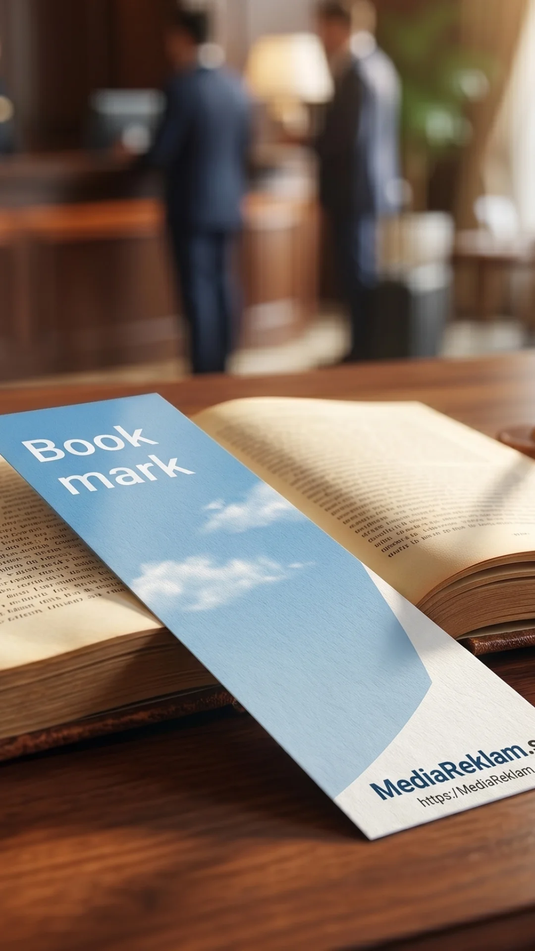 Trycka BokmärkenBokmärken med egen design och logotyp