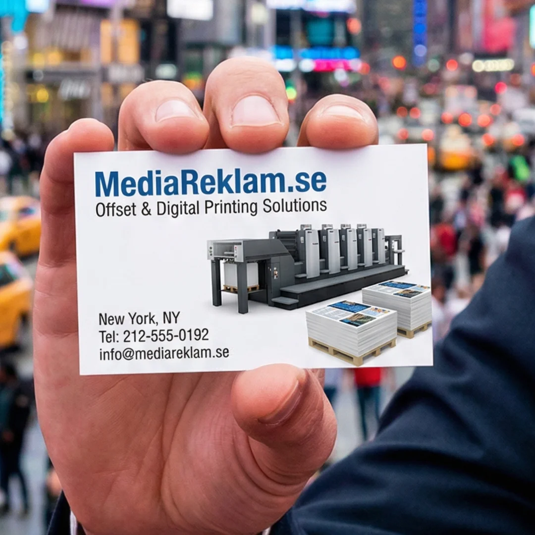 Trycka visitkort — professionella visitkort från MediaRelam.se